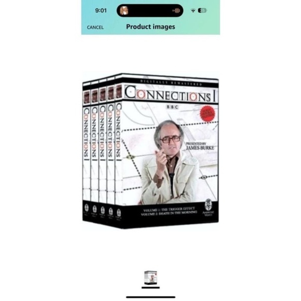 James Burke BBC Documentary 5-Disc Set Blue
